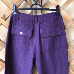 RUBINELLA - CALÇA MESCLADA ROXA - M - loja online