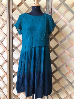 LILLA KA - VESTIDO DEGRADÊ VERDE