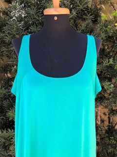 ZINZANE - VESTIDO VERDE E AMARELO - M - comprar online