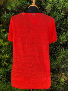 CANAL - BLUSA CORAL ZÍPER- P na internet
