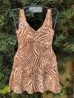 SEM MARCA - VESTIDO ANIMAL PRINT - P