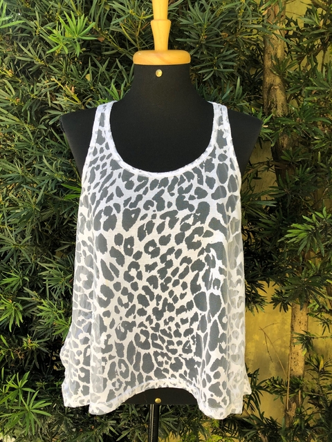 SEM MARCA - BLUSA TELA BRANCA - P
