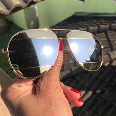CHRISTIAN DIOR - ÓCULOS SPLIT1 DOURADO - Maria Madame Desapegos - Multimarcas e Luxo!