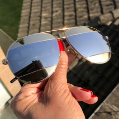 CHRISTIAN DIOR - ÓCULOS SPLIT1 DOURADO