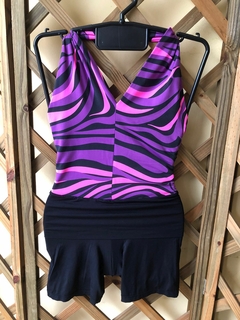 HIPKINI- MACAQUINHO ESPORTE PRETO ESTAMPADO - P