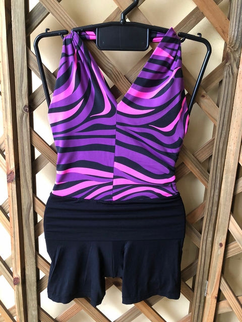 HIPKINI- MACAQUINHO ESPORTE PRETO ESTAMPADO - P
