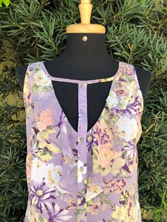 FARM - VESTIDO LILÁS FLORAL - comprar online
