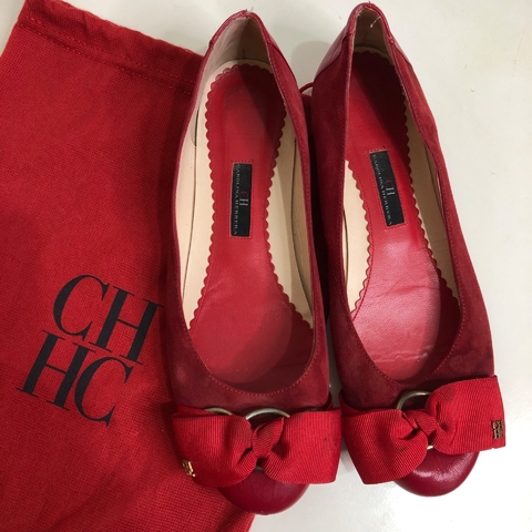 CAROLINA HERRERA - SAPATILHA VERMELHA - 37
