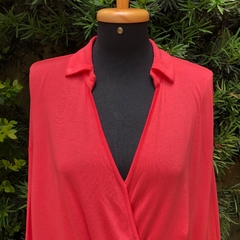 INFINI - BLUSA DECOTE V CORAL - M - comprar online