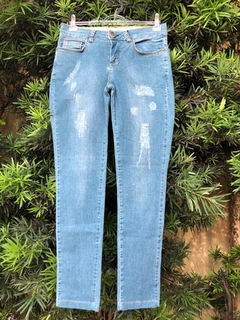 MOB - CALÇA JEANS DESTROYED - 40