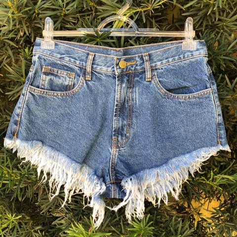 FARM - SHORT JEANS BARRA DESFIADA - 36