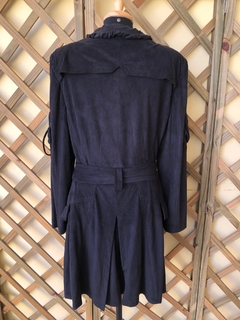 SHOULDER - CASACO CHAMOIS PRETO - loja online