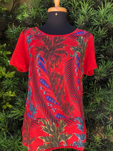 CANAL - BLUSA CORAL ZÍPER- P