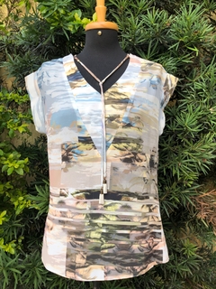 INFINI - BLUSA ESTAMPA COQUEIROS - P