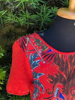 CANAL - BLUSA CORAL ZÍPER- P - comprar online