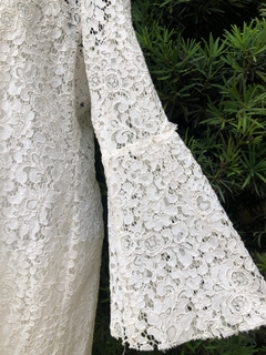 SHOULDER - VESTIDO RENDA OFF WHITE - M na internet