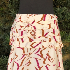 CORTELLE - SAIA CREPE BRANCA COM ESTAMPA - comprar online