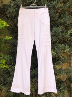 LA CHOCOLÊ - CALÇA FLARE BRANCA