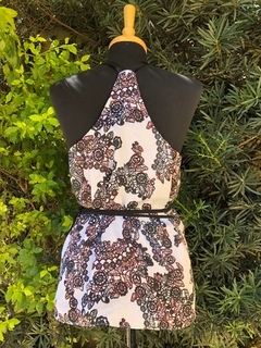 SACADA - BLUSA FLORAL DE TRANSPASSAR - Maria Madame Desapegos - Multimarcas e Luxo!