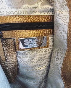SAAD - BOLSA GRANDE DOURADA - loja online