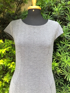 MOB - VESTIDO TEXTURA CINZA - P - comprar online