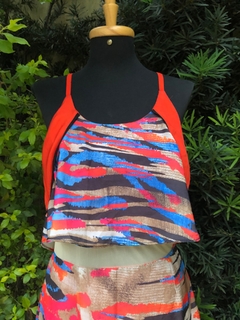 CANAL - VESTIDO ESTAMPADO TULE - M - comprar online