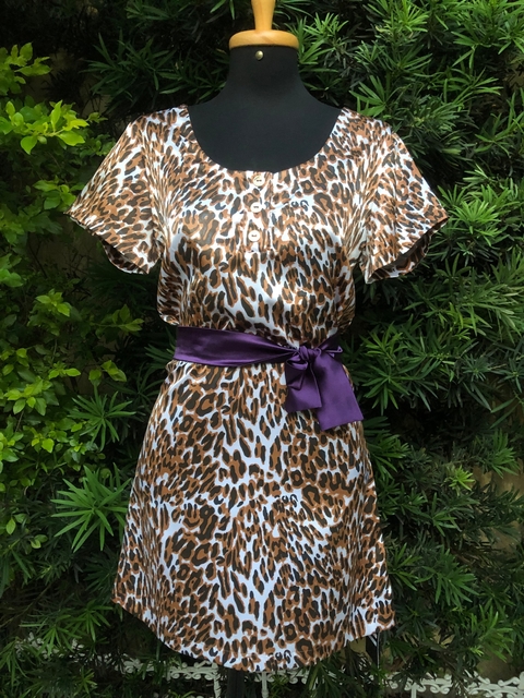 GUARANÁ BRASIL - VESTIDO ANIMAL PRINT - P