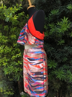 CANAL - VESTIDO ESTAMPADO TULE - M na internet