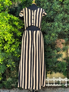 TOTEM - VESTIDO LISTRADO - P - loja online