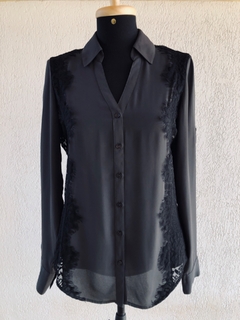 EXPRESS - CAMISA CINZA RENDA