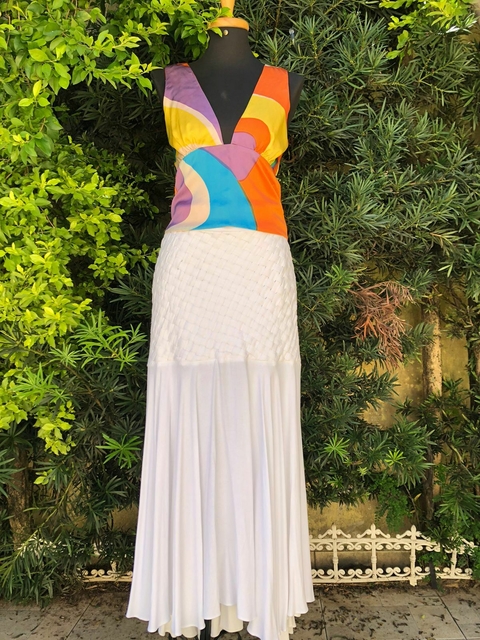 ATELIER LINAH - SAIA LONGA BRANCA - 38