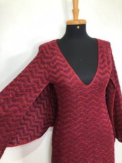 CECÍLIA PRADO - VESTIDO TRICOT BORDÔ - M na internet