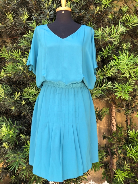 LE LIS BLANC - VESTIDO AZUL - M
