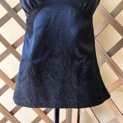 CARMIM - BLUSA DE ALÇA PRETA - P - Maria Madame Desapegos - Multimarcas e Luxo!