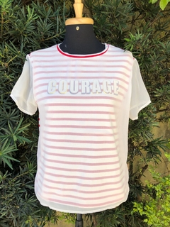 ZARA TRAFALUC - BLUSA LISTRADA
