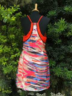 CANAL - VESTIDO ESTAMPADO TULE - M - Maria Madame Desapegos - Multimarcas e Luxo!