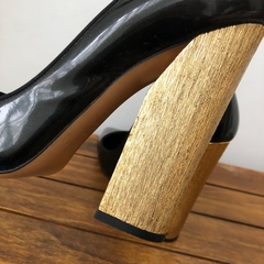 CASADEI - SCARPIN PRETO VERNIZ - 37 - Maria Madame Desapegos - Multimarcas e Luxo!