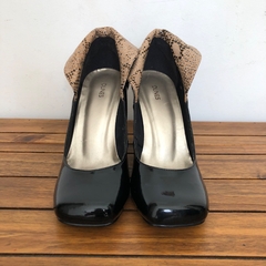 DUNES - SAPATO VERNIZ PRETO - comprar online