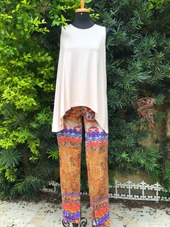 MELÃO AMARELO - CALÇA JEANS ESTAMPADA - 40 - comprar online