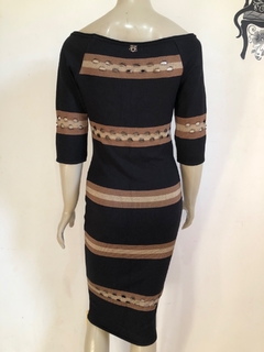 BOBÔ - VESTIDO PRETO TRICOT - M na internet