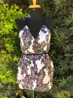 SACADA - BLUSA FLORAL DE TRANSPASSAR