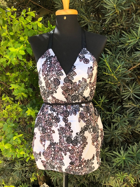 SACADA - BLUSA FLORAL DE TRANSPASSAR