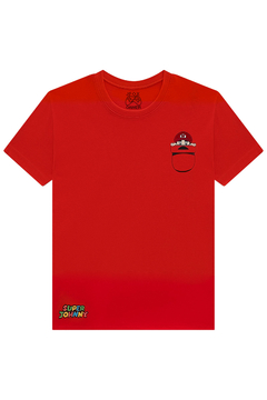 Camiseta em Meia Malha Super Mario
