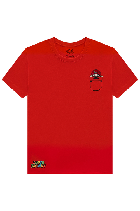 Camiseta em Meia Malha Super Mario