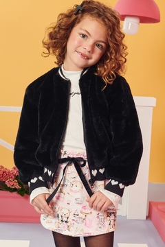 Jaqueta Bomber em Pelo Liso na internet