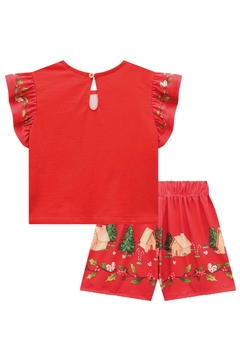 Conjunto de Blusa Boxy e Shorts em Malha Fresh - comprar online