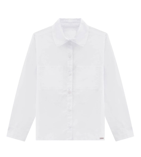 Camisa White em Tricoline