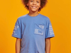 Camiseta com bolso frontal - Pula e Rola Kids Store