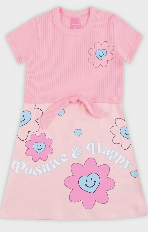 Vestido cotton detalhe na cintura