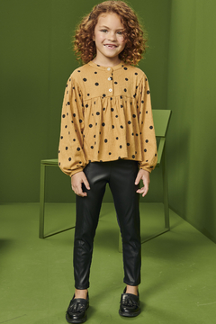 Calça Legging em couro sintético termoskin - comprar online